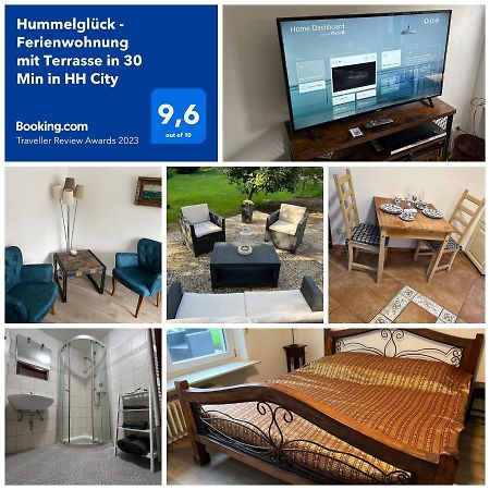 Hummelglueck - Ferienwohnung Mit Terrasse In 30 Min In Hh City Bendestorf Kültér fotó